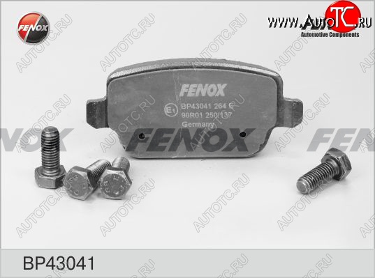 1 379 р. Колодка заднего дискового тормоза FENOX  Ford Galaxy  2 (2006-2010), Ford Kuga  1 (2008-2013), Ford Mondeo (2007-2010), Ford S-Max  1 (2006-2010), Land Rover Freelander  L359 (2006-2010), Volvo S80  AS60 седан (2006-2010)  с доставкой в г. Санкт‑Петербург