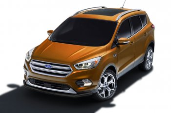 8 649 р. Защита заднего бампера Slitkoff (d57)  Ford Kuga  2 (2016-2019) рестайлинг (Нержавейка, Полированная)  с доставкой в г. Санкт‑Петербург. Увеличить фотографию 2