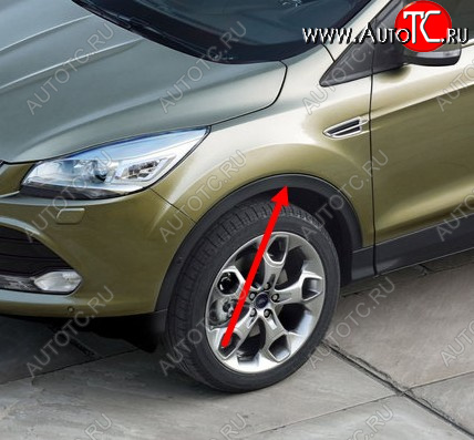 2 499 р. Молдинг передней левой арки крыла под датчик INPART  Ford Kuga  2 (2013-2019) дорестайлинг, рестайлинг  с доставкой в г. Санкт‑Петербург