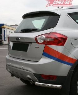 ЗЗащита заднего бампера Souz-96 (d60 mm) Ford Kuga 1 (2008-2013)