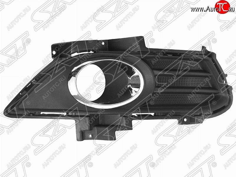 659 р. Правая оправа противотуманной фары SAT (хром ободок)  Ford Mondeo  MK5 CD391 (2014-2018) дорестайлинг седан  с доставкой в г. Санкт‑Петербург