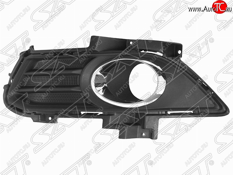 659 р. Левая рамка противотуманной фары SAT (хром)  Ford Mondeo  MK5 CD391 (2014-2018) дорестайлинг седан  с доставкой в г. Санкт‑Петербург