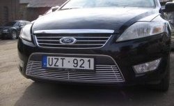 6 499 р. Декоративная вставка воздухозаборника Berkut Ford Mondeo Mk4,BD дорестайлинг, седан (2007-2010)  с доставкой в г. Санкт‑Петербург. Увеличить фотографию 1