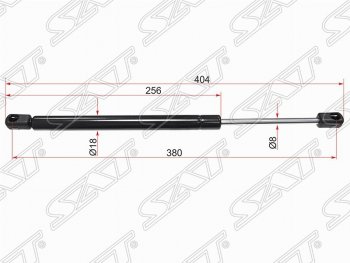 Газовый упор крышки багажника SAT Ford Mondeo Mk4,BD дорестайлинг, седан (2007-2010)