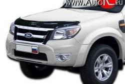 2 879 р. Дефлектор капота NovLine Ford Ranger DoubleCab дорестайлинг (2011-2016)  с доставкой в г. Санкт‑Петербург. Увеличить фотографию 1