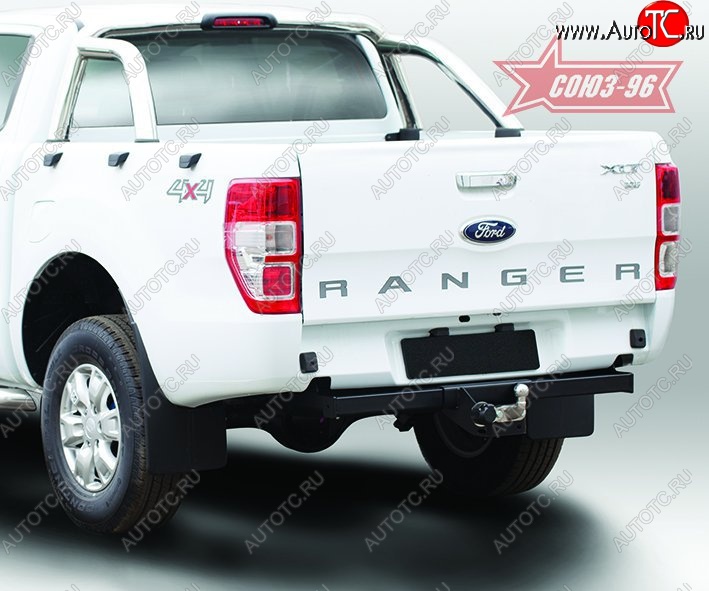 8 594 р. Фаркоп Souz-96 Ford Ranger RapCab дорестайлинг (2011-2016)  с доставкой в г. Санкт‑Петербург