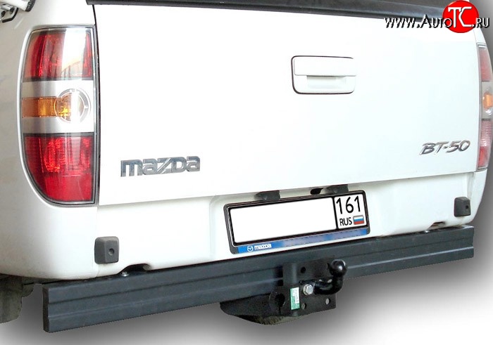 6 199 р. Фаркоп Лидер Плюс (до 1200 кг) Mazda BT-50 (2006-2011) (Без электропакета)  с доставкой в г. Санкт‑Петербург