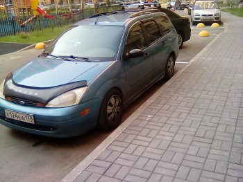 2 819 р. Пластиковые пороги Sport V2 Ford Focus 1 седан дорестайлинг (1998-2002)  с доставкой в г. Санкт‑Петербург. Увеличить фотографию 3