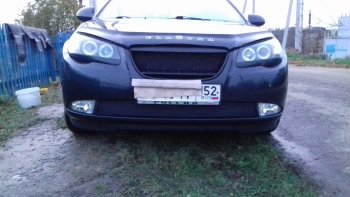 779 р. Универсальная губа (юбка) переднего бампера Cruze Style Hyundai Accent MC седан (2005-2011)  с доставкой в г. Санкт‑Петербург. Увеличить фотографию 31