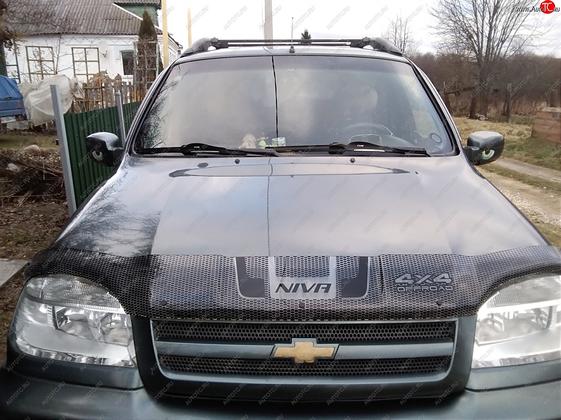 2 399 р. Дефлектор капота CA-Plastiс  Chevrolet Niva  2123 (2009-2020), Лада 2123 (Нива Шевроле) (2009-2021) (Серия Art черная)  с доставкой в г. Санкт‑Петербург