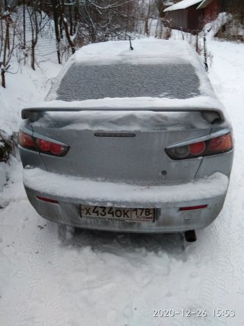 639 р. Реснички на фонари RA  Mitsubishi Lancer  10 (2007-2017) седан дорестайлинг, хэтчбэк дорестайлинг, седан рестайлинг (Неокрашенные)  с доставкой в г. Санкт‑Петербург. Увеличить фотографию 4