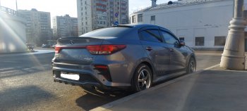 8 499 р. Пластиковые пороги Kudos  KIA Rio  4 FB (2016-2024) дорестайлинг седан, рестайлинг седан (Неокрашенные)  с доставкой в г. Санкт‑Петербург. Увеличить фотографию 3