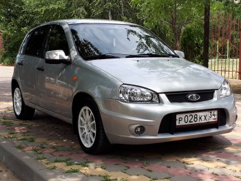 929 р. Комплект молдингов(накладки на двери) Kalina Sport Лада Гранта 2190 седан дорестайлинг (2011-2017) (Неокрашенные)  с доставкой в г. Санкт‑Петербург. Увеличить фотографию 6