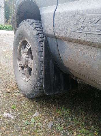 899 р. Передние широкие брызговики Лидер  Chevrolet Niva  2123 (2002-2008), Лада 2123 (Нива Шевроле) (2002-2008)  с доставкой в г. Санкт‑Петербург. Увеличить фотографию 12