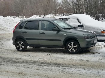 979 р. Арки крыльев Автостайл™ (декоративные, под установку с порогами, имеющие заходы на заднюю арку) Лада Калина 1119 хэтчбек (2004-2013) (Поверхность шагрень)  с доставкой в г. Санкт‑Петербург. Увеличить фотографию 6