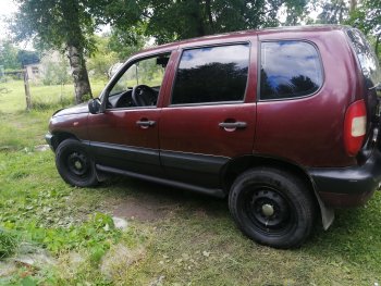 1 069 р. Пороги накладки Autodemic  Chevrolet Niva  2123 (2002-2008), Лада 2123 (Нива Шевроле) (2002-2008) (Текстурная поверхность)  с доставкой в г. Санкт‑Петербург. Увеличить фотографию 7