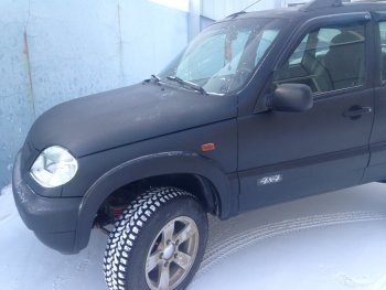 1 799 р. Арки крыльев Кураж 2 Chevrolet Niva 2123 дорестайлинг (2002-2008) (Неокрашенные)  с доставкой в г. Санкт‑Петербург. Увеличить фотографию 5