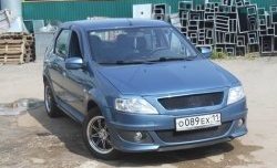 2 199 р. Решётка радиатора Power DM 2  Renault Logan  1 (2010-2016), Лада Ларгус (2012-2021) (Без сетки, Неокрашенная)  с доставкой в г. Санкт‑Петербург. Увеличить фотографию 3