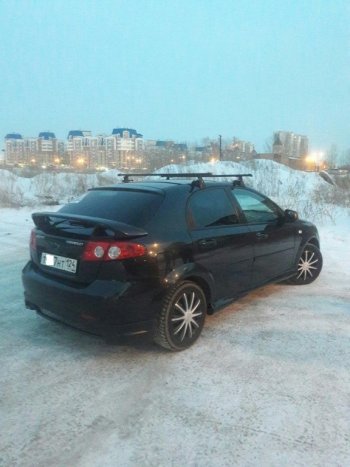 2 569 р. Пороги накладки Атланта Chevrolet Lacetti хэтчбек (2002-2013) (Неокрашенные)  с доставкой в г. Санкт‑Петербург. Увеличить фотографию 5