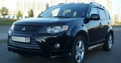 2 849 р. Накладка переднего бампера Sport Mitsubishi Outlander XL (CW)  дорестайлинг (2005-2009) (Неокрашенная)  с доставкой в г. Санкт‑Петербург. Увеличить фотографию 12