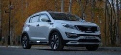 10 449 р. Накладка переднего бампера RA KIA Sportage 3 SL дорестайлинг (2010-2014) (Поверхность глянец (под окраску), Неокрашенная)  с доставкой в г. Санкт‑Петербург. Увеличить фотографию 2