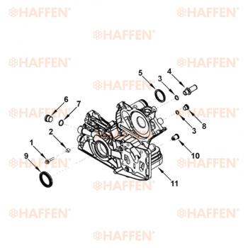 619 р. Сальник коленчатого вала передний (ISF2.8, 50.3Х65Х8, 5265266) HAFFEN ГАЗ Соболь 2752 дорестайлинг цельнометаллический фургон (1998-2002)  с доставкой в г. Санкт‑Петербург. Увеличить фотографию 3