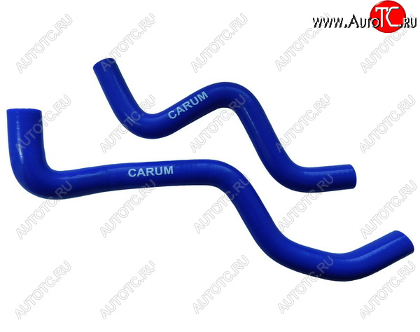 1 049 р. Патрубки радиатора печки (отв/подвод силикон) CARUM  ГАЗ ГАЗель  2705,Бизнес (2010-2024) 2-ой рестайлинг цельнометаллический фургон (комплект 2 шт.)  с доставкой в г. Санкт‑Петербург