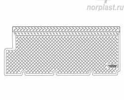 1 429 р. Коврик салонный Norplast (задний)  ГАЗ ГАЗель  2705 (1995-2010) дорестайлинг цельнометаллический фургон, 1-ый рестайлинг цельнометаллический фургон (Черный)  с доставкой в г. Санкт‑Петербург. Увеличить фотографию 2