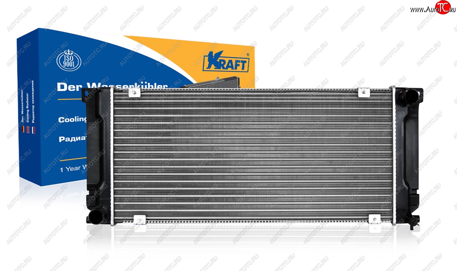 6 349 р. Радиатор двигателя KRAFT (дв. Cummins ISF 2.8S, Евро-4) ГАЗ ГАЗель 3221 дорестайлинг автобус (1996-2002)  с доставкой в г. Санкт‑Петербург