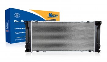 Радиатор двигателя KRAFT (дв. Cummins ISF 2.8S, Евро-4, технология NOC) ГАЗ ГАЗель 3221 дорестайлинг автобус (1996-2002)