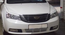 869 р. Реснички на фары Кураж  Geely Emgrand EC7 (2009-2016) седан дорестайлинг (Неокрашенные)  с доставкой в г. Санкт‑Петербург. Увеличить фотографию 3