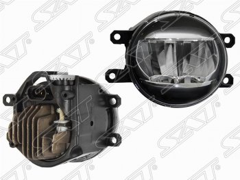 Правая противотуманная фара SAT (LED) Toyota Highlander XU40 дорестайлинг (2007-2010)