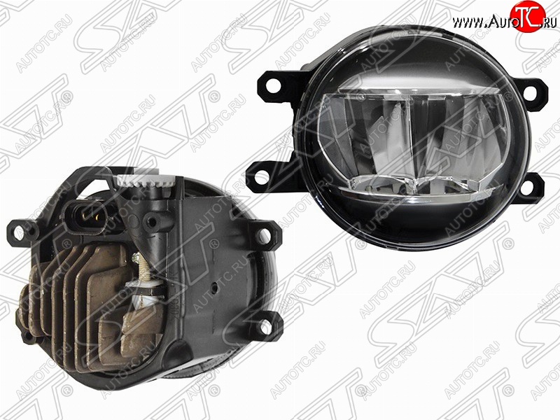 1 429 р. Правая противотуманная фара SAT (LED) Lexus CT200h A10 дорестайлинг (2011-2013)  с доставкой в г. Санкт‑Петербург