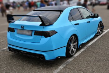 6 549 р. Спойлер Mugen  Honda Civic  FD (2005-2011) седан дорестайлинг, седан рестайлинг (Неокрашенные)  с доставкой в г. Санкт‑Петербург. Увеличить фотографию 1