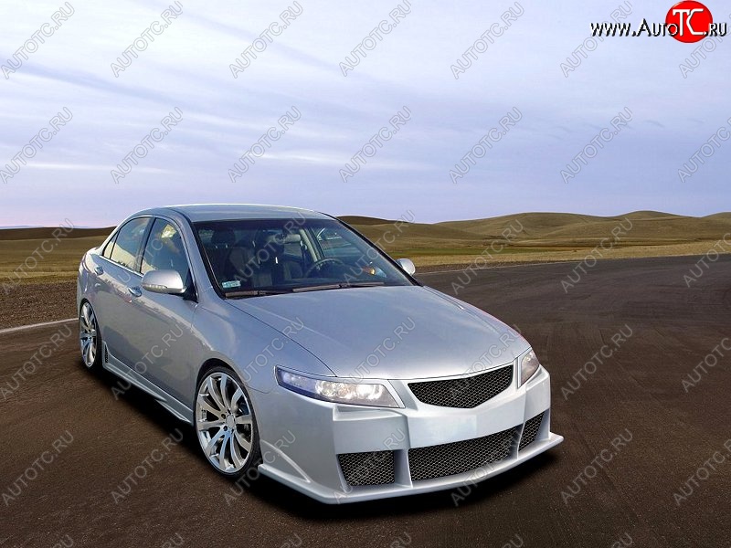 25 899 р. Передний бампер D.J. Honda Accord 7 седан CL дорестайлинг (2002-2005)  с доставкой в г. Санкт‑Петербург