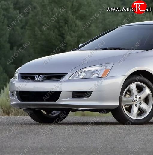 8 199 р. Бампер передний (купе, USA) TYG Honda Accord 7 седан CL дорестайлинг (2002-2005) (Неокрашенный)  с доставкой в г. Санкт‑Петербург