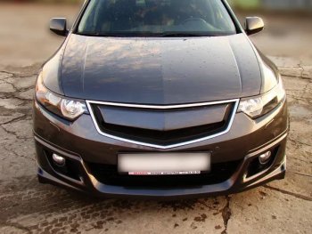 2 999 р. Решётка радиатора Mugen  Honda Accord  8 седан CU (2008-2011) дорестайлинг (Неокрашенные)  с доставкой в г. Санкт‑Петербург. Увеличить фотографию 1