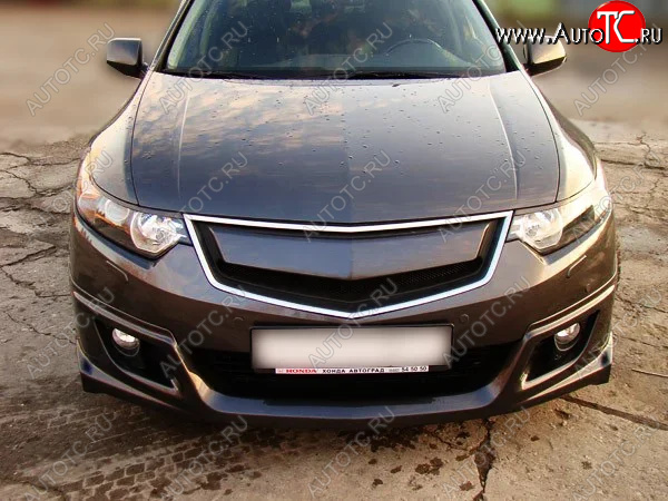 2 999 р. Решётка радиатора Mugen  Honda Accord  8 седан CU (2008-2011) дорестайлинг (Неокрашенные)  с доставкой в г. Санкт‑Петербург