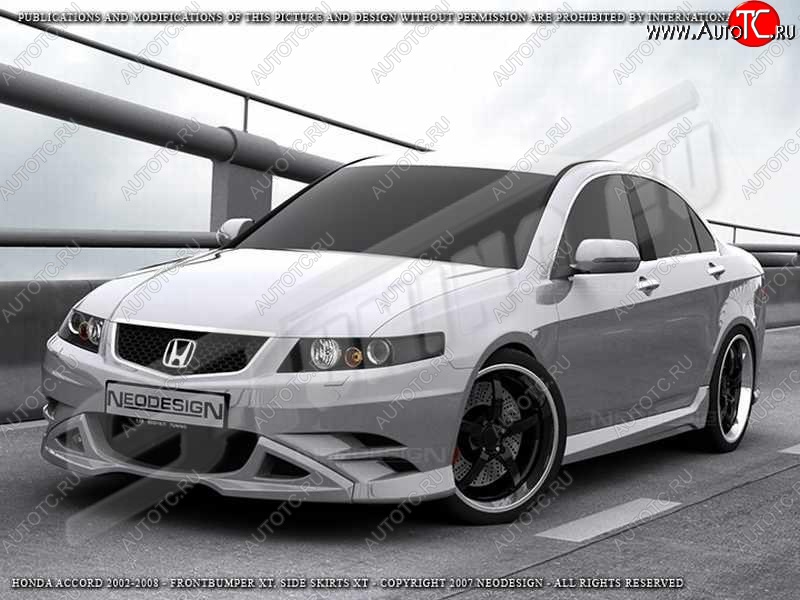 15 299 р. Пороги накладки Neodesign Honda Accord CF седан рестайлинг (2000-2002)  с доставкой в г. Санкт‑Петербург