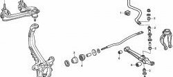 649 р. Полиуретановая втулка продольной реактивной тяги передней подвески Точка Опоры  Honda Accord  6 седан CF - Odyssey  1  с доставкой в г. Санкт‑Петербург. Увеличить фотографию 2