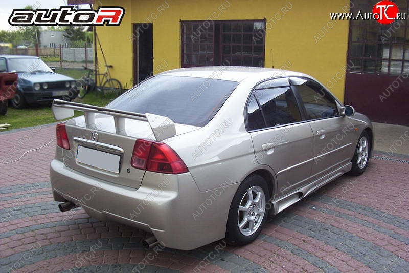 22 899 р. Задний бампер Jaguar Honda Civic ES седан дорестайлинг (2000-2003)  с доставкой в г. Санкт‑Петербург