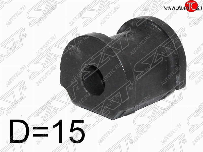 132 р. Втулка переднего стабилизатора SAT (D=15)  Honda Civic ( 7,  EP) (2000-2006) ES дорестайлинг, седан, EU дорестайлинг, хэтчбэк 5 дв., хэтчбэк 3 дв. дорестайлинг, ES рестайлинг седан, EU рестайлинг, хэтчбэк 5 дв., хэтчбэк 3 дв. рестайлинг  с доставкой в г. Санкт‑Петербург