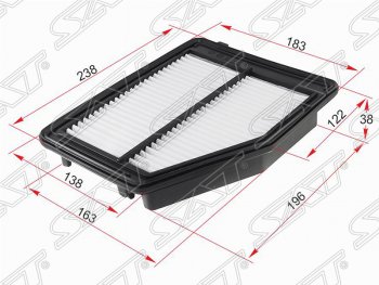 Фильтр воздушный двигателя SAT Honda (Хонда) Civic (Цивик)  9 (2011-2016) 9 FK хэтчбэк