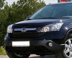 2 699 р. Дефлектор капота NovLine Honda CR-V RE1,RE2,RE3,RE4,RE5,RE7 дорестайлинг (2007-2010)  с доставкой в г. Санкт‑Петербург. Увеличить фотографию 1