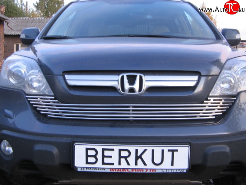 5 999 р. Декоративная вставка решетки радиатора Berkut Honda CR-V RE1,RE2,RE3,RE4,RE5,RE7 рестайлинг (2009-2012)  с доставкой в г. Санкт‑Петербург