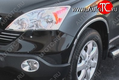 2 999 р. Подиумы противотуманных фар СТ Honda CR-V RE1,RE2,RE3,RE4,RE5,RE7 дорестайлинг (2007-2010)  с доставкой в г. Санкт‑Петербург