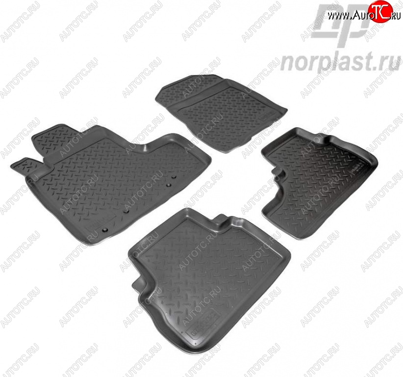 2 599 р. Комплект салонных ковриков Norplast Honda CR-V RE1,RE2,RE3,RE4,RE5,RE7 дорестайлинг (2007-2010)  с доставкой в г. Санкт‑Петербург