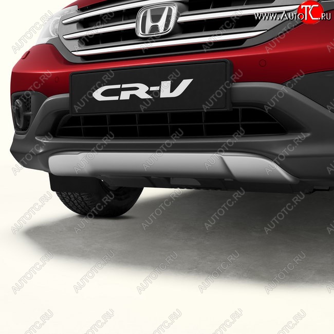 9 349 р. Диффузор переднего бампера Original Honda CR-V RM1,RM3,RM4 дорестайлинг (2012-2015) (Неокрашенный)  с доставкой в г. Санкт‑Петербург