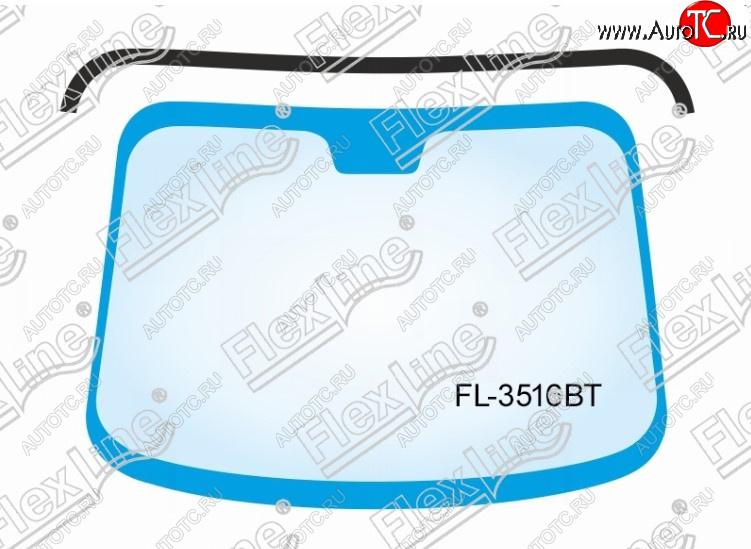 779 р. Молдинг лобового стекла FlexLine  Honda CR-V  RM1,RM3,RM4 (2012-2018) дорестайлинг, рестайлинг  с доставкой в г. Санкт‑Петербург