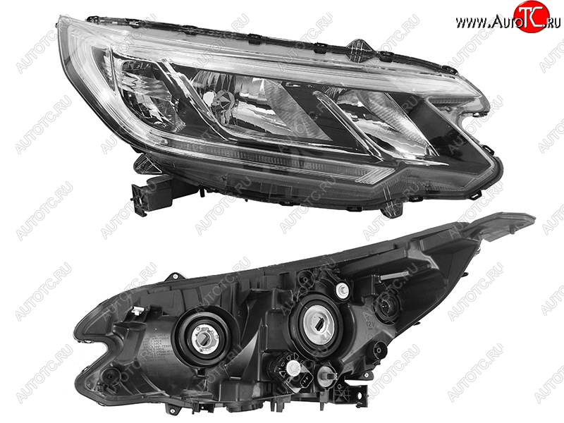 18 549 р. Правая фара SAT Honda CR-V RM1,RM3,RM4 рестайлинг (2014-2018)  с доставкой в г. Санкт‑Петербург